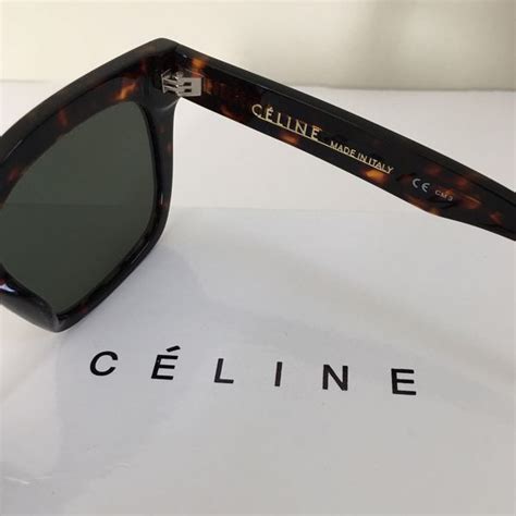 how to tell celine sunglasses are fake|How to spot fake Celine sunglasses. Real vs fake Celine.